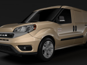 ram promaster city tradesman slt cargo van 2019 Modelo 3D
