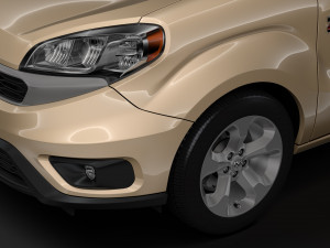 ram promaster city tradesman slt cargo van 2019 Modelo 3D