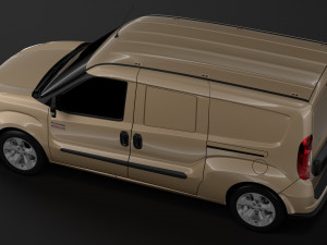 ram promaster city tradesman slt cargo van 2019 Modelo 3D