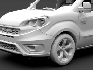 ram promaster city tradesman slt van de carga 2019 Modelo 3D