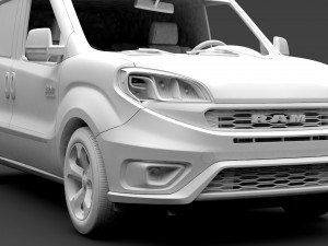 ram promaster city tradesman slt cargo van 2019 Modelo 3D