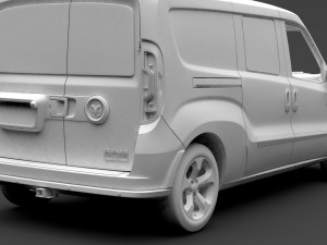 ram promaster city tradesman slt cargo van 2019 Modelo 3D