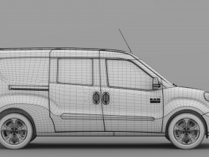 ram promaster city tradesman slt cargo van 2019 Modelo 3D
