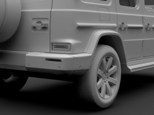 mercedes benz g 350d w464 2019 Modèle 3D