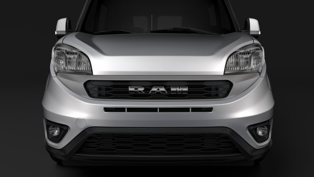 ram promaster city wagon slt 2019 Modèle 3D .c4d .max .obj .3ds .fbx .stl .blend