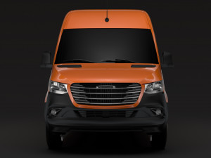 freightliner sprinter panel van l4h2 rwd 2019 3D Model