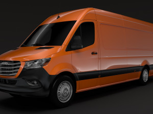 freightliner sprinter panel van l4h2 rwd 2019 3D Model