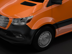 freightliner sprinter panel van l4h2 rwd 2019 3D Model