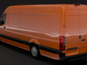 freightliner sprinter panel van l4h2 rwd 2019 3D Model