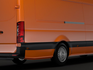 freightliner sprinter panel van l4h2 rwd 2019 3D Model
