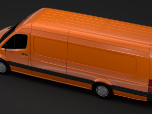 freightliner sprinter panel van l4h2 rwd 2019 3D Model