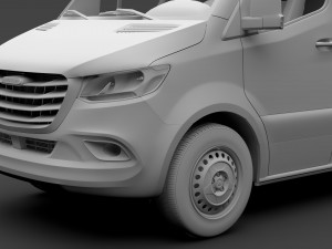 freightliner sprinter panel van l4h2 rwd 2019 3D Model