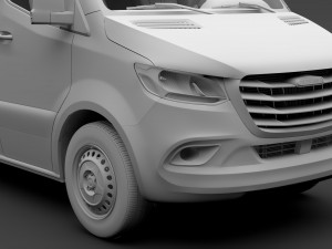 freightliner sprinter panel van l4h2 rwd 2019 3D Model