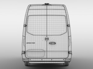 freightliner sprinter panel van l4h2 rwd 2019 3D Model