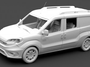 ram promaster city wagon 2019 3D Модель