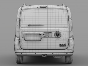 ram promaster city wagon 2019 3D Модель