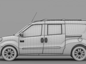 ram promaster city wagon 2019 3D Модель