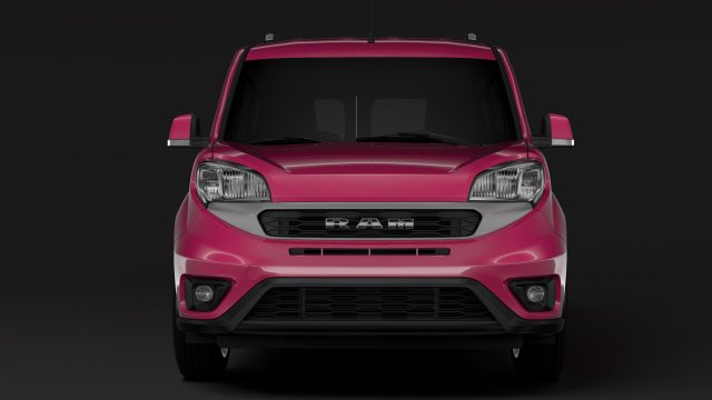 ram promaster city wagon slt l1 2019 Modelo 3D .c4d .max .obj .3ds .fbx .stl .blend 