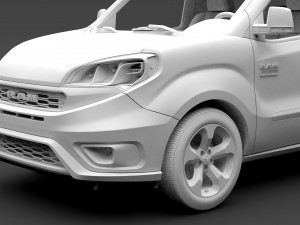 ram promaster city wagon slt l1 2019 Modelo 3D