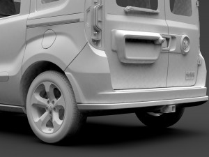 ram promaster city wagon slt l1 2019 Modelo 3D