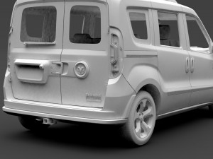 ram promaster city wagon slt l1 2019 Modelo 3D