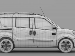ram promaster city wagon slt l1 2019 Modelo 3D
