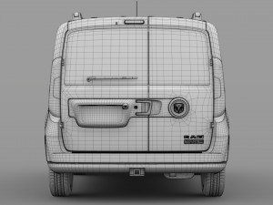 ram promaster city wagon slt l1 2019 Modelo 3D