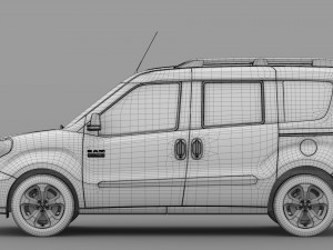 ram promaster city wagon slt l1 2019 Modelo 3D