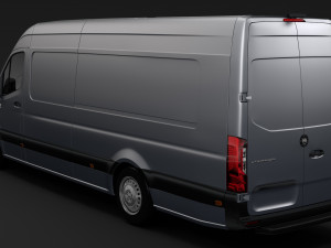 ram sprinter panel van l4h2 rwd 2019 Model 3D