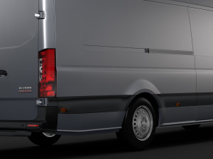 ram sprinter panel van l4h2 rwd 2019 Model 3D
