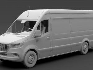 ram sprinter panel van l4h2 rwd 2019 Model 3D