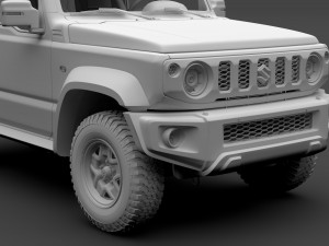 suzuki jimny sierra jl 2019 3D 모델