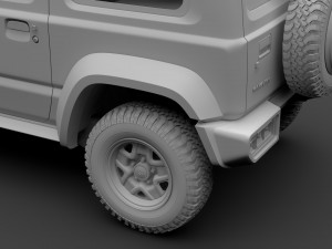 suzuki jimny sierra jl 2019 3D 모델
