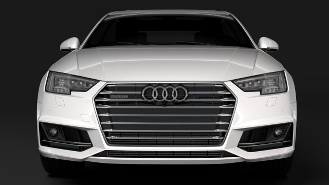 Audi A4 B9 S-line 3D Model in Classic Cars 3DExport