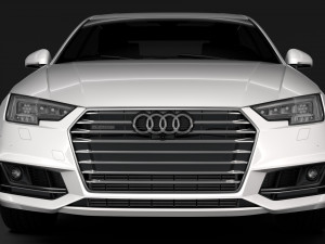 audi a4 l 45 tfsi quattro s line b9 2016 3Dモデル