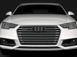 audi a4 l 45 tfsi quattro s line b9 2016 3D Model