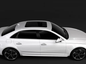 audi a4 l 45 tfsi quattro s line b9 2016 3D Model