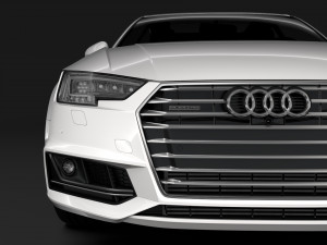 audi a4 l 45 tfsi quattro s line b9 2016 3D Модель