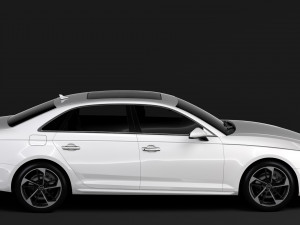 audi a4 l 45 tfsi quattro s line b9 2016 3D Модель
