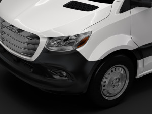 freightliner sprinter panel van l2h1 fwd 2019 3D Model