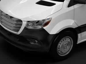freightliner sprinter panel van l2h1 fwd 2019 3D Model