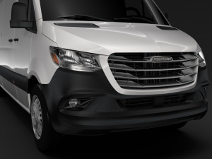 freightliner sprinter panel van l2h1 fwd 2019 3D Model