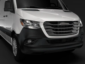 freightliner sprinter panel van l2h1 fwd 2019 3D Model