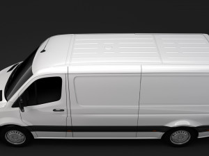 freightliner sprinter panel van l2h1 fwd 2019 3D Model