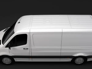 freightliner sprinter panel van l2h1 fwd 2019 3D Model