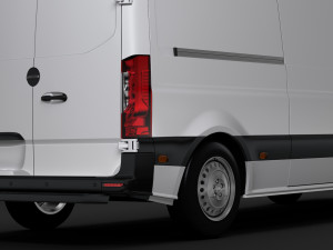 freightliner sprinter panel van l2h1 fwd 2019 3D Model