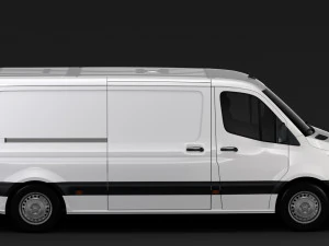 freightliner sprinter panel van l2h1 fwd 2019 3D Model
