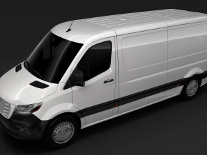 freightliner sprinter panel van l2h1 fwd 2019 3D Model