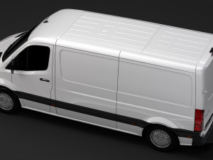 freightliner sprinter panel van l2h1 fwd 2019 3D Model