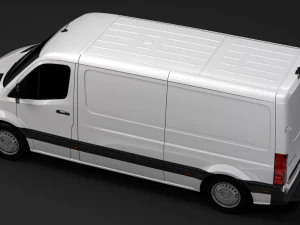 freightliner sprinter panel van l2h1 fwd 2019 3D Model